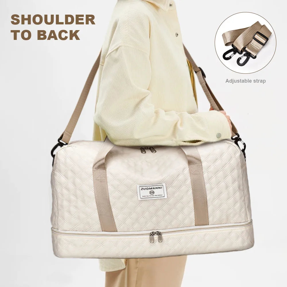 a large capacity, simple and lightweight portable travel bag, perfect for storing travel, clothing, daily necessities, and lugg