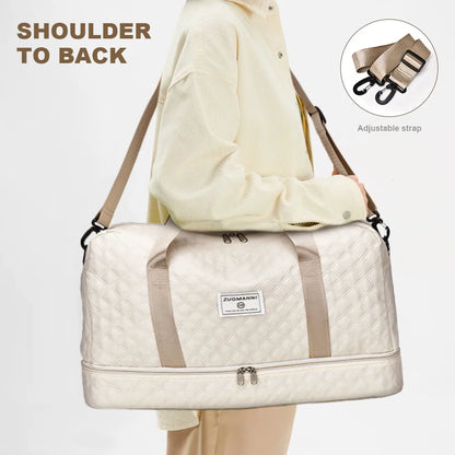 a large capacity, simple and lightweight portable travel bag, perfect for storing travel, clothing, daily necessities, and lugg