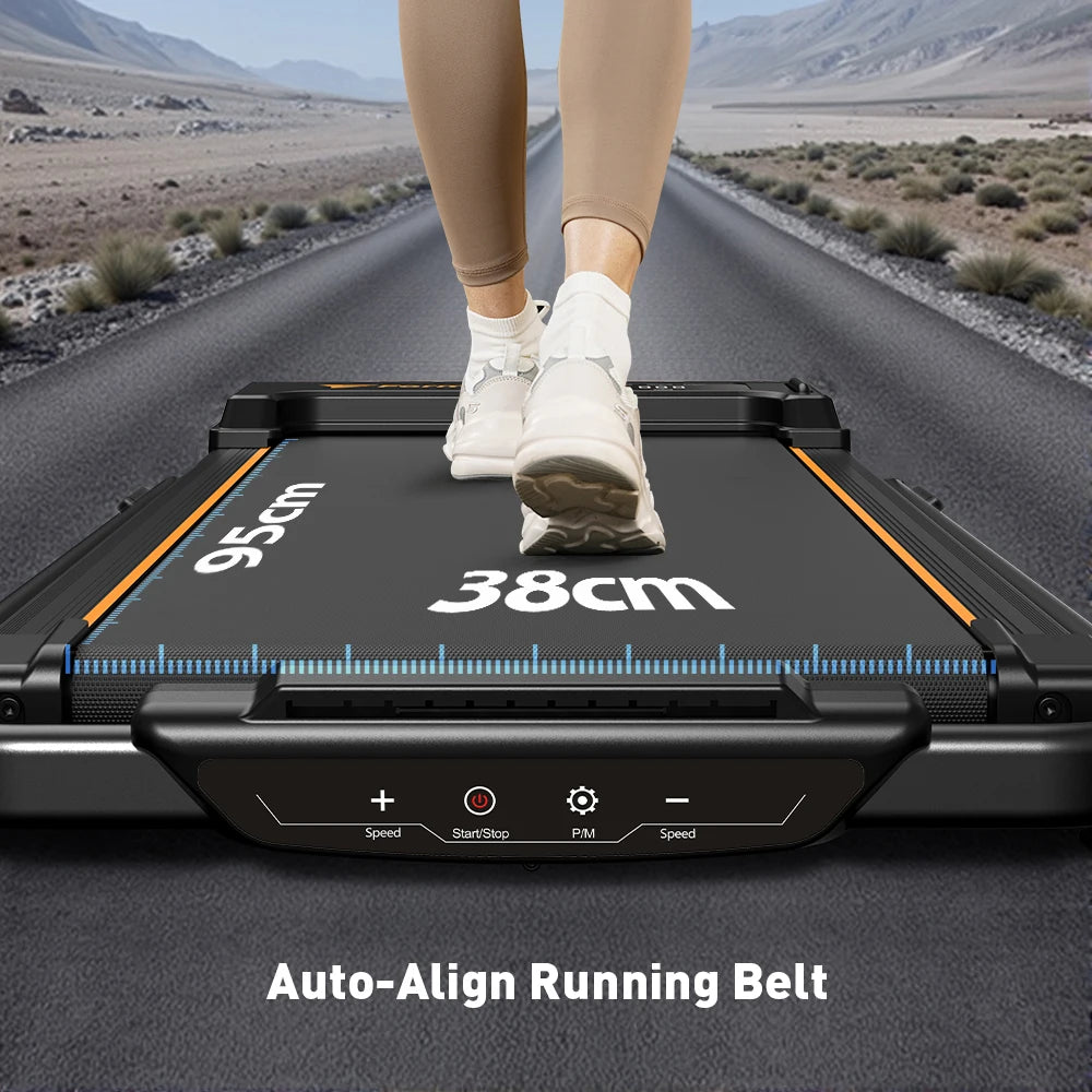 Formill FT51 2 in 1 Treadmill,Max Speed 1-10km/h Electric Treadmill,Installation Free,Treadmill Running Jogging Machine for Home