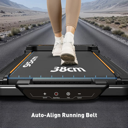 Formill FT51 2 in 1 Treadmill,Max Speed 1-10km/h Electric Treadmill,Installation Free,Treadmill Running Jogging Machine for Home