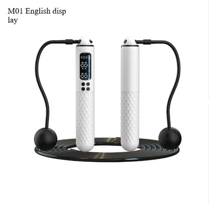 New Rechargeable USB Electronic Technology Jump Rope Wire Rope Adjustable Jump Rope Trainer Digital Wireless Calorie Counter