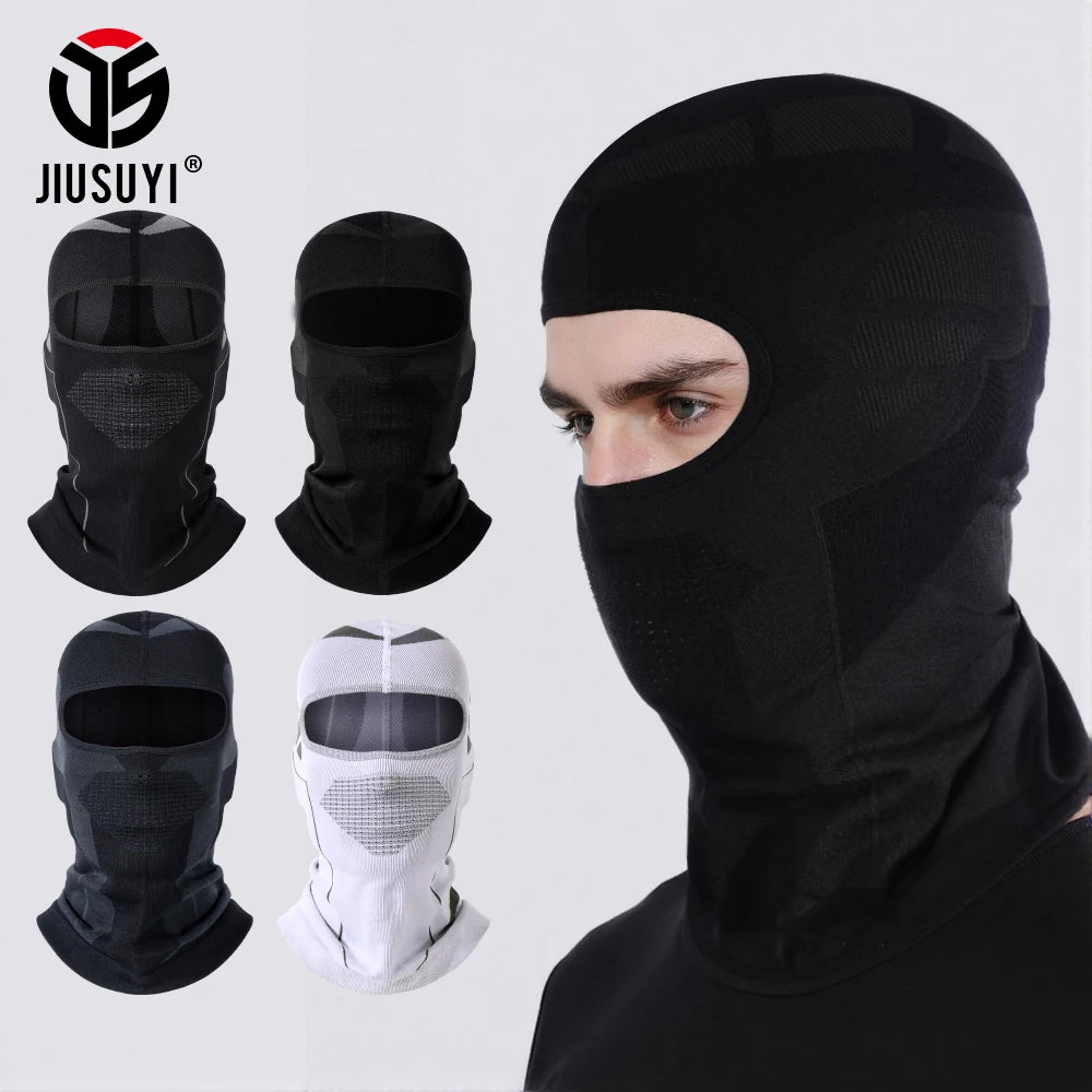 Breathable Balaclava Ski Full Face Mask Neck Cover Windproof Elastic Hood Cap Sports Outdoor Cycling Hiking Camping Hunting Bike