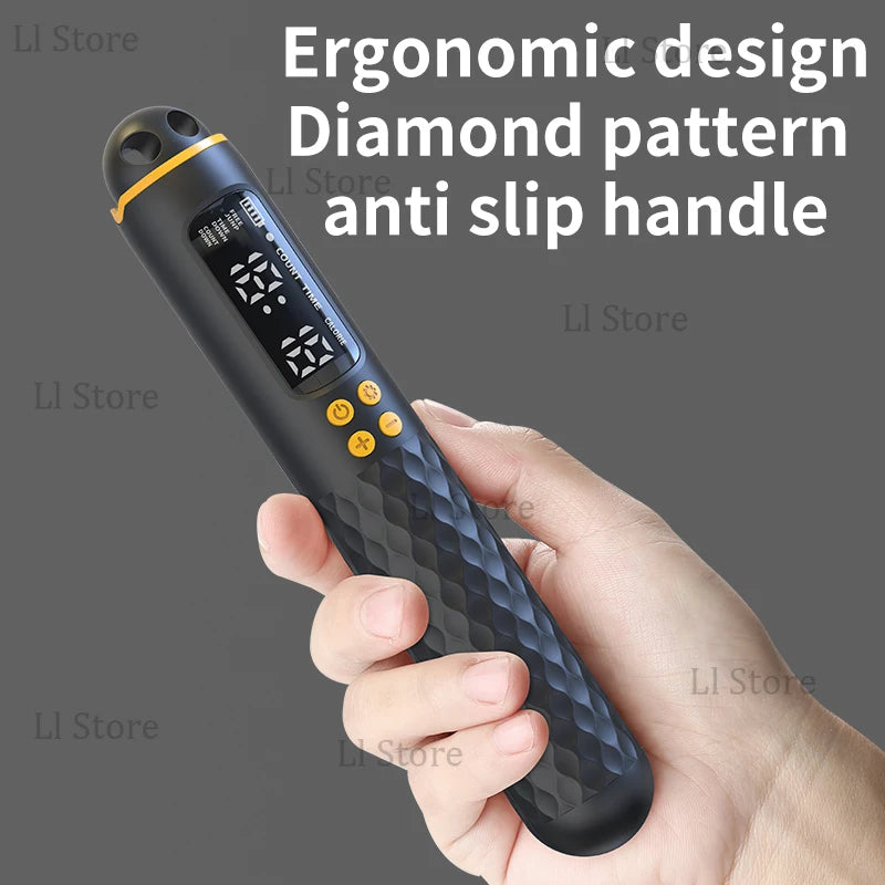 New Rechargeable USB Electronic Technology Jump Rope Wire Rope Adjustable Jump Rope Trainer Digital Wireless Calorie Counter