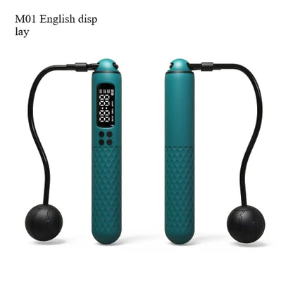 New Rechargeable USB Electronic Technology Jump Rope Wire Rope Adjustable Jump Rope Trainer Digital Wireless Calorie Counter