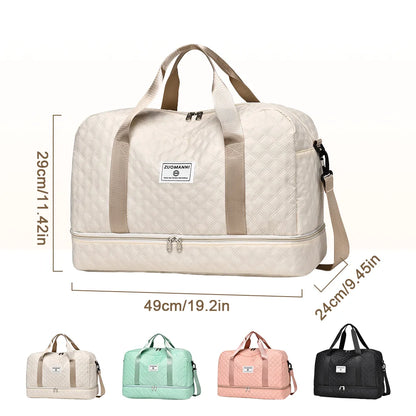 a large capacity, simple and lightweight portable travel bag, perfect for storing travel, clothing, daily necessities, and lugg