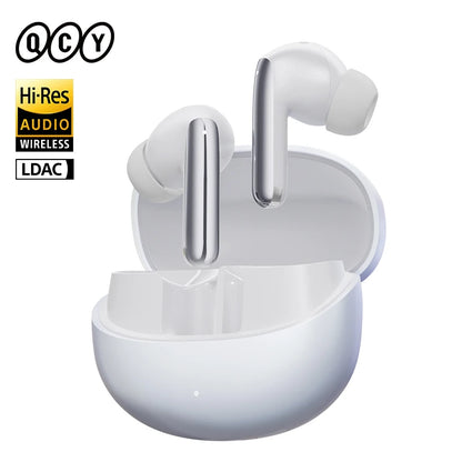 QCY MeloBuds Pro Adaptive Hybrid Active Noise Cancelling Wireless Earbuds 46dB Bluetooth 5.3 LDAC Hi-Res Audio 34H Earphones